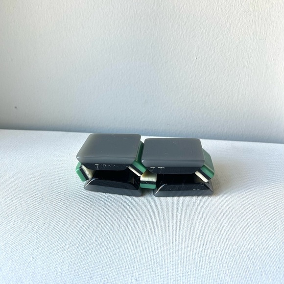 Vintage Chunky Resin Retro Mod Bracelet - Picture 6 of 6